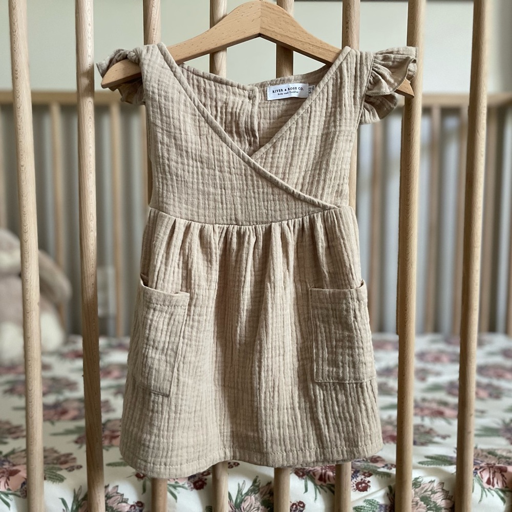 River and Rose Co. Wrap Dress 6-12m